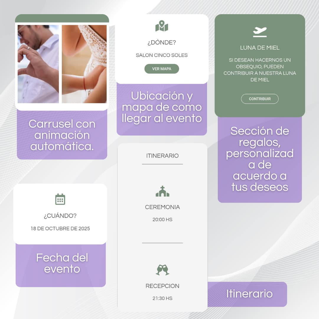 Tarjeta Interactiva Modelo Exclusive — Para lucirte - Imagen 5