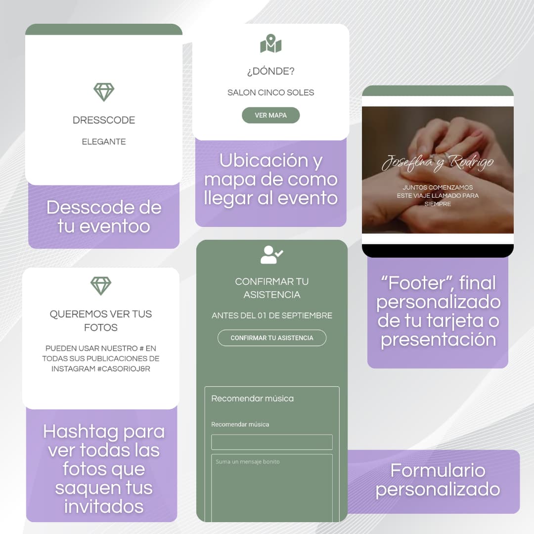 Tarjeta Interactiva Modelo Exclusive — Para lucirte - Imagen 6